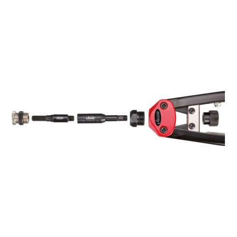 VIGOR Pinza universale per rivetti ciechi e dadi per rivetti V3735 320mm