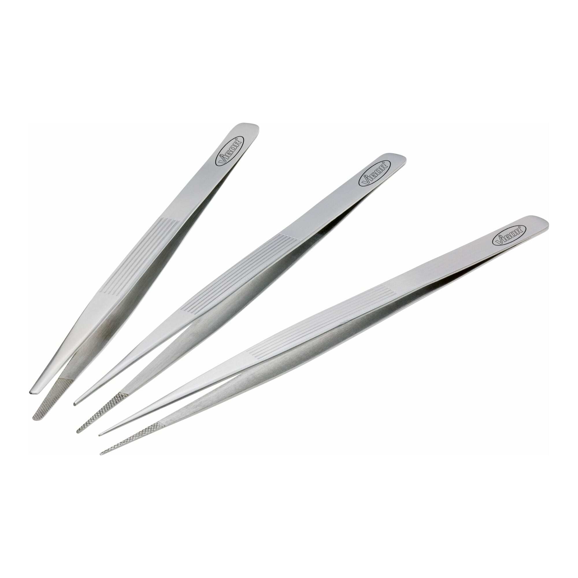 VIGOR Pinzetten Satz V1438 3 teilig