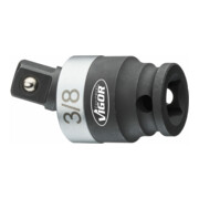 VIGOR Raccord articulé de puissance V5505-3/8 Carré creux 10 mm (3/8 pouce) Carré plein 10 mm (3/8 pouce)