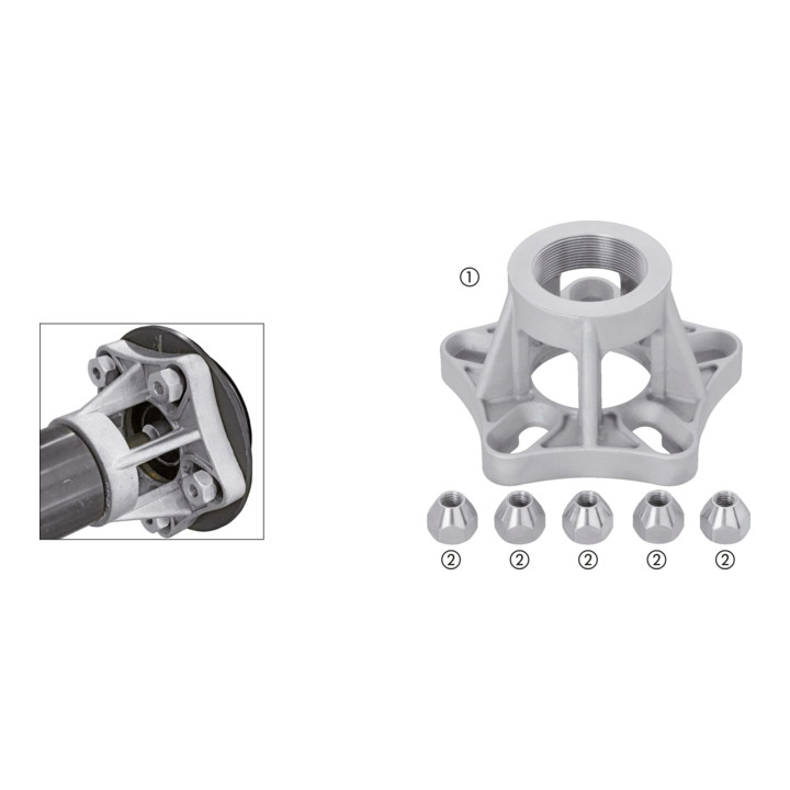 VIGOR Radlager-Satz, hinten FORD Transit V2878 Anzahl Werkzeuge: 6