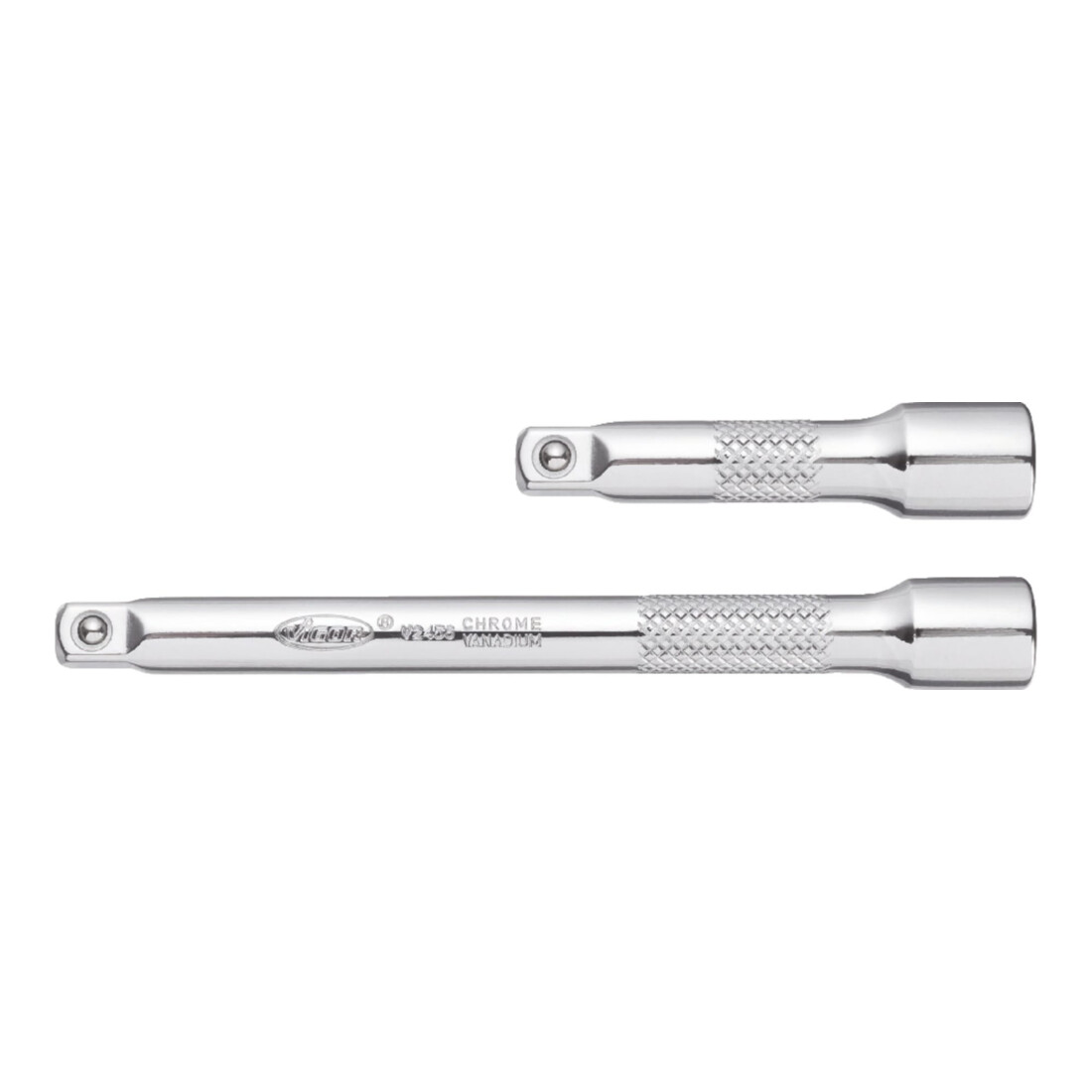VIGOR external square drive 6,3 = 1/4 inch internal square drive 6,3 = 1/4 inch extension