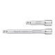 VIGOR Rallonge carré extérieur 6,3 mm = 1/4 pouce, carré intérieur 6,3 mm = 1/4 pouce, longueur totale 50 mm V2455N