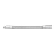 VIGOR Rallonge flexible 6,3 mm (1/4") carré creux et carré massif, 145 mm V2457N
