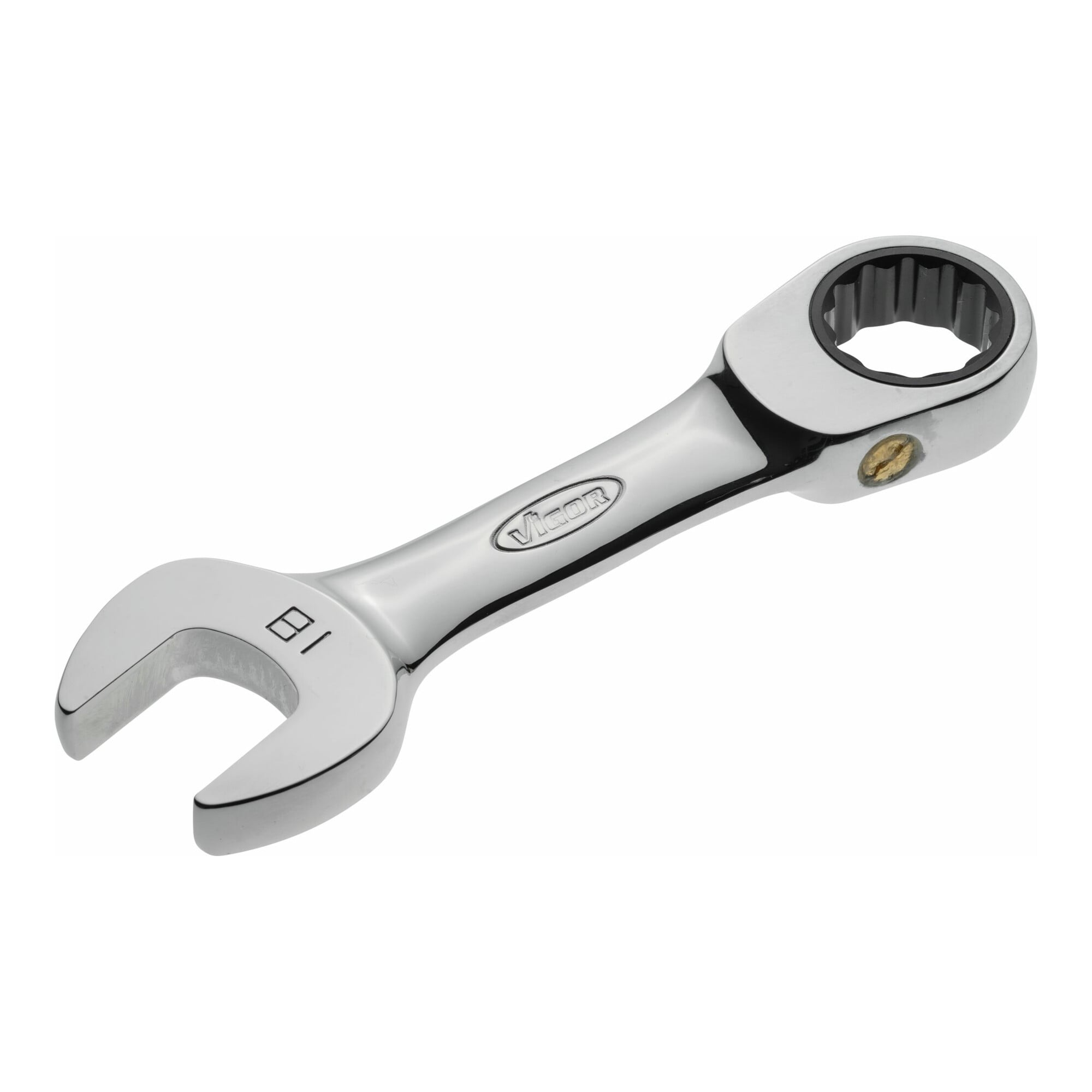 VIGOR Ratschen-Ring-Maulschlüssel kurz SW 18