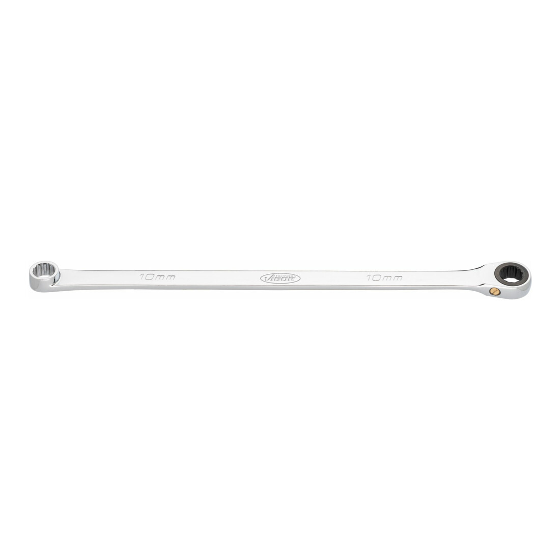 VIGOR Ratschen-Ringschlüssel, extra lang, V7031-10, SW 10 mm