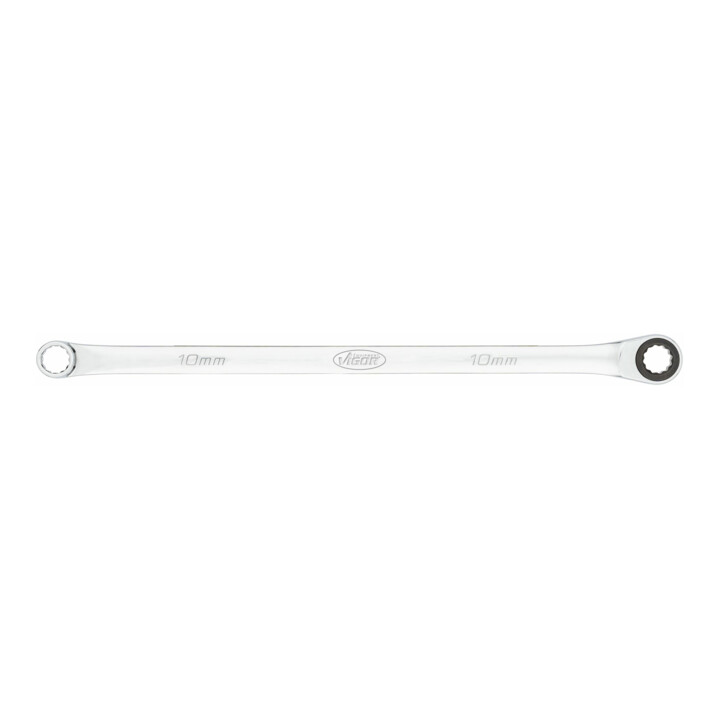 VIGOR Ratschen-Ringschlüssel, extra lang, V7031-10, SW 10 mm