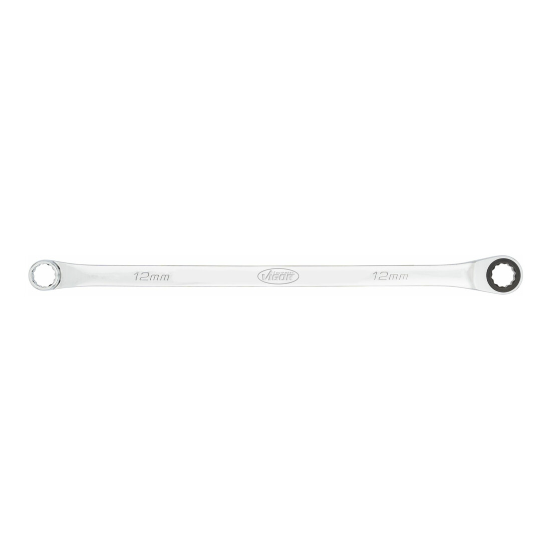 VIGOR Ratschen-Ringschlüssel, extra lang, V7031-12, SW 12 mm