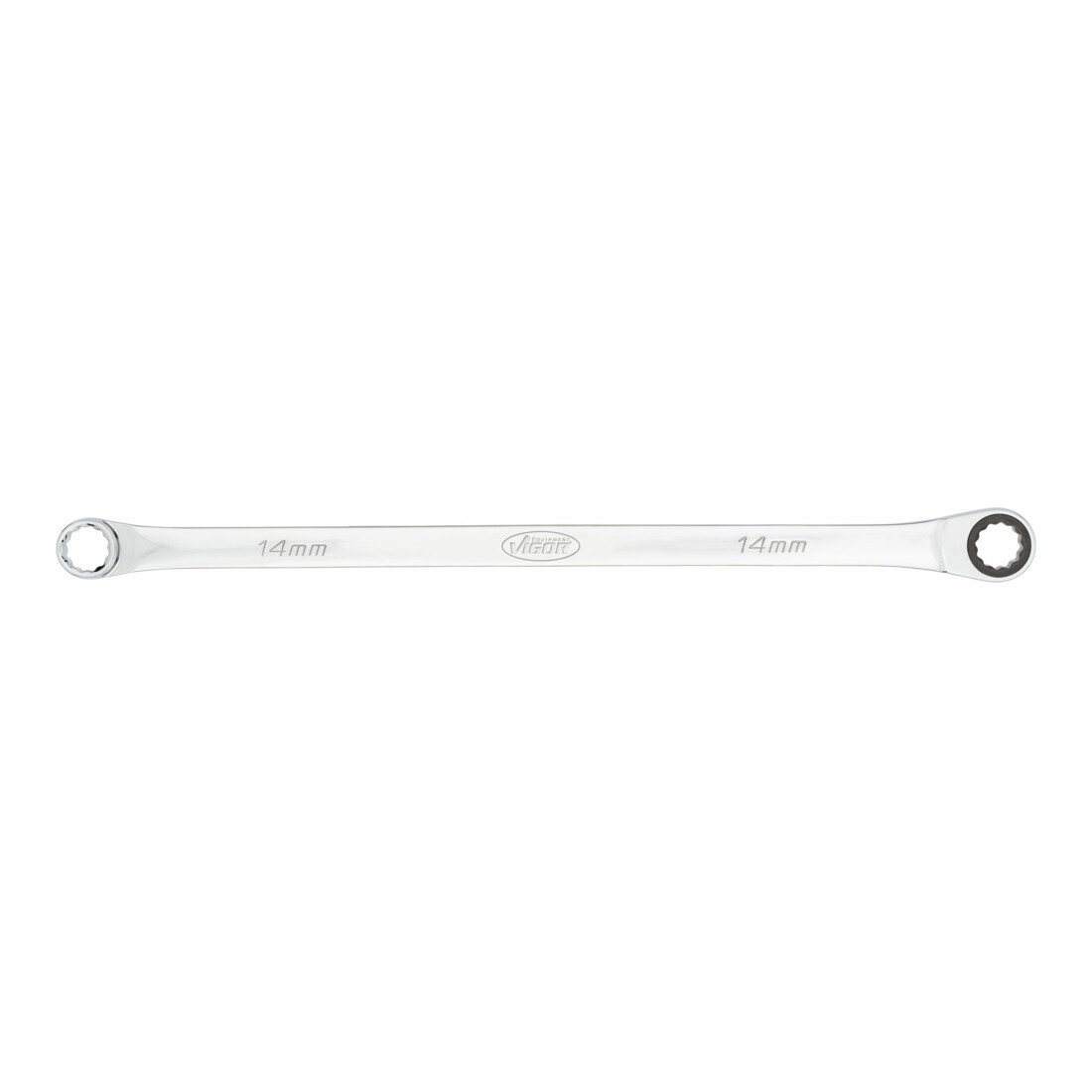 VIGOR Ratschen-Ringschlüssel, extra lang, V7031-14, SW 14 mm