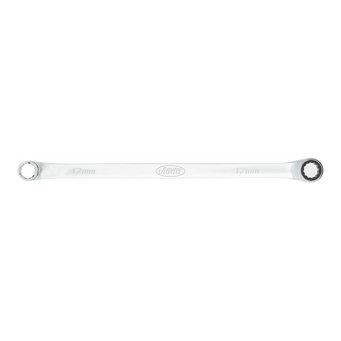VIGOR Ratschen-Ringschlüssel, extra lang, V7031-17, SW 17 mm