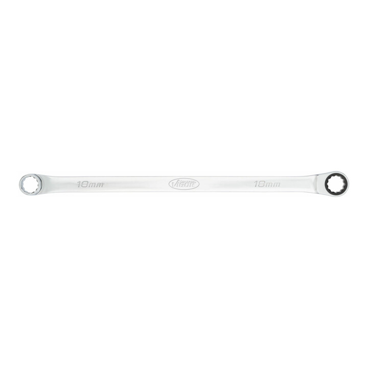 VIGOR Ratschen-Ringschlüssel, extra lang, V7031-18, SW 18 mm