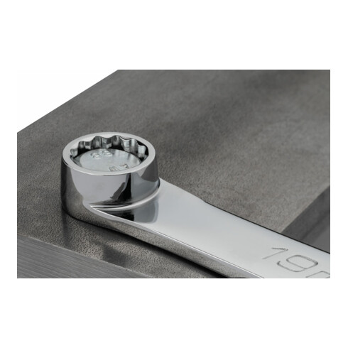 VIGOR Ratschen-Ringschlüssel, extra lang, V7031-19, SW 19 mm