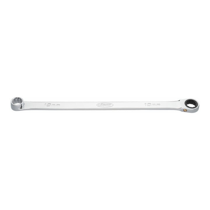 VIGOR Ratschen-Ringschlüssel, extra lang, V7031-19, SW 19 mm
