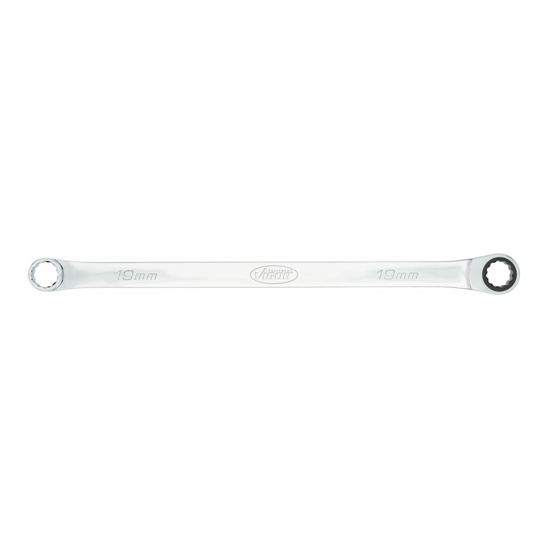 VIGOR Ratschen-Ringschlüssel, extra lang, V7031-19, SW 19 mm