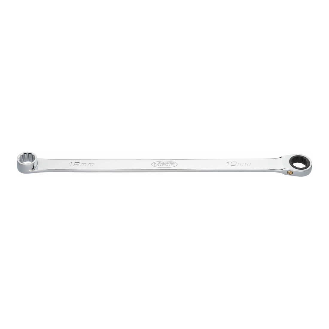 VIGOR Ratschen-Ringschlüssel, extra lang, V7031-19, SW 19 mm