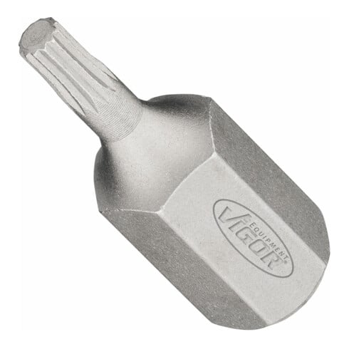 VIGOR Ratschenschlüssel, Bit Satz, V7784, 3/8 Zoll (10 mm) Sechskant TH Profil, T Profil, Innen Sechskant Profil, Innen Vielzahn Profil XZN, Innen Keilprofil Ribe-CV, 40-teilig