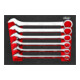 VIGOR Ring-Maul Schlüssel Satz, V6640, 6-teilig, 34, 36, 38, 41, 46, 50 mm-1