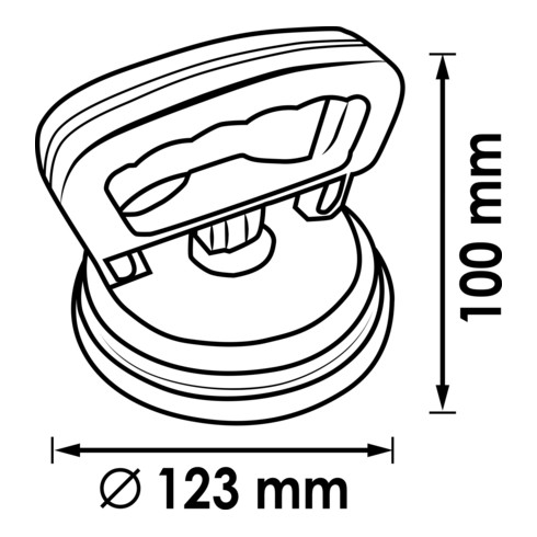 VIGOR Saugheber einzeln V7106