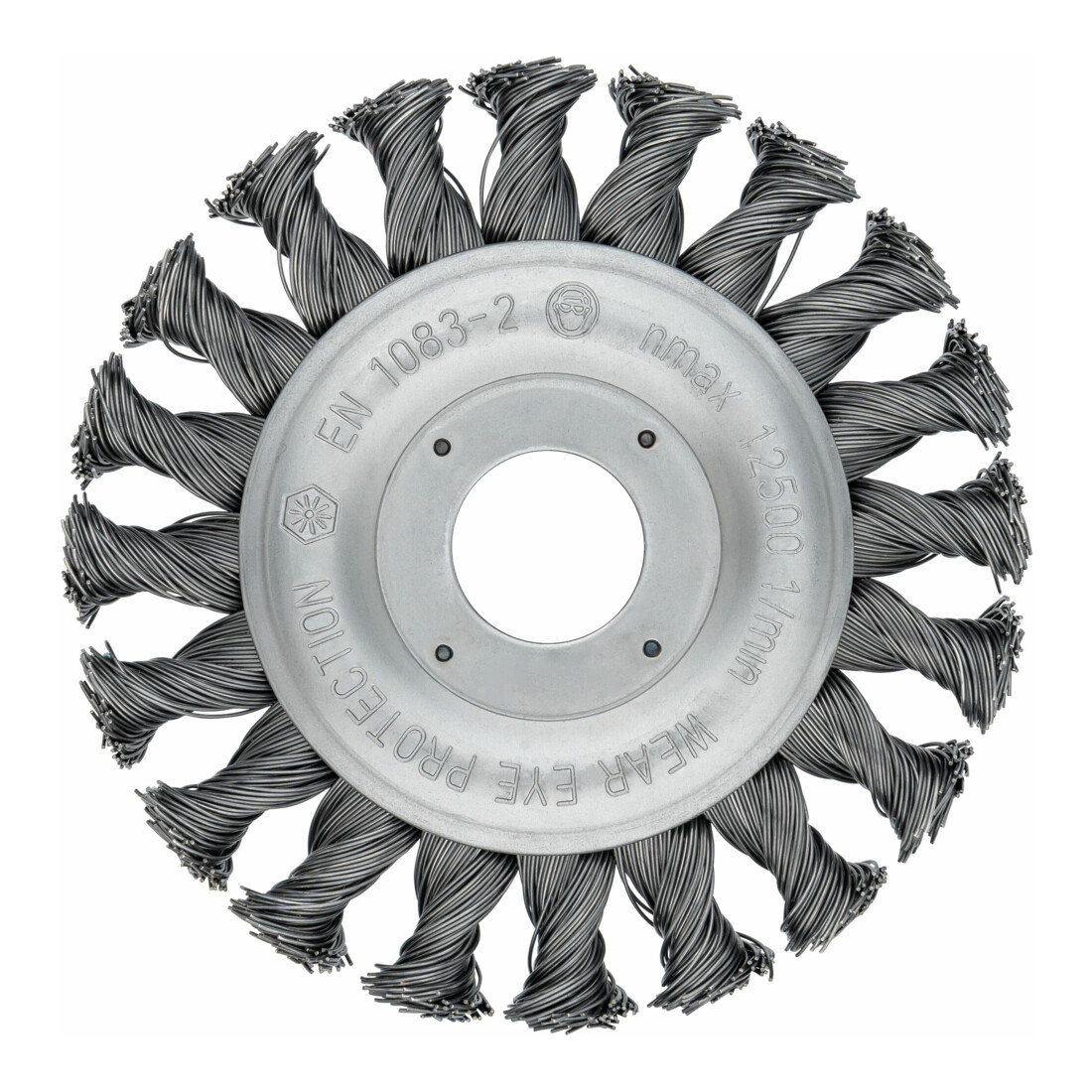 VIGOR Scheibenbürste für Winkelschleifer 115 mm gezopft V6804