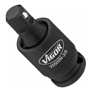 VIGOR Schlagschrauber Gelenkstück, V5505N-3/8, 3/8 Zoll (10 mm) Vierkant, 3/8 Zoll (10 mm) Vierkant