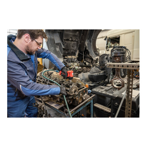 VIGOR Schlagschrauber, Mini, V5671N, Lösemoment maximal [Nm]: 1200 Nm, 1/2 Zoll (12,5 mm) Vierkant, Jumbohammer-Schlagwerk