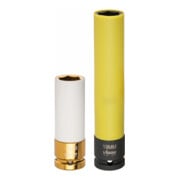VIGOR Schlagschrauber Steckschlüssel-Einsatz SW 19, 150 mm V5931 ∙ Vierkant hohl 12,5 mm (1/2 Zoll) ∙ Außen-Sechskant Profil ∙ 19 ∙ Gesamtlänge: 150 mm-5