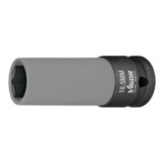 VIGOR Schlagschrauber Steckschlüssel Satz, V6309, 1/2 Zoll (12,5 mm) Vierkant, Außen Sechskant Profil, 2-teilig-2