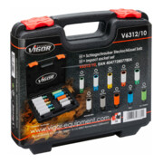 VIGOR Schlagschrauber Steckschlüsseleinsatz Satz, V6312/10, 1/2 Zoll (12,5 mm) Vierkant, Außen Sechskant Profil, Radschrauben Hybrid Sonderprofil, 10-teilig, 15 – 22,2 mm-4