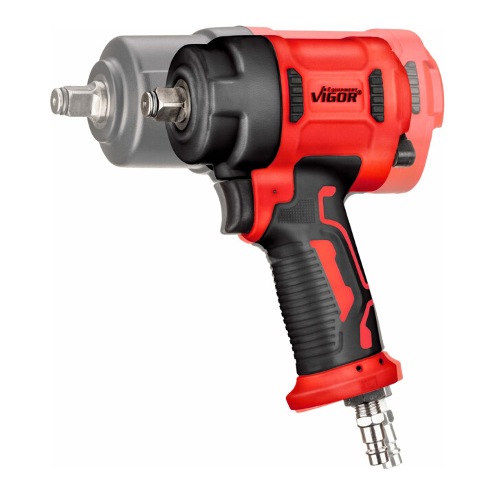 VIGOR Schlagschrauber V4800 1200 Nm Vierkant massiv 12,5 mm (1/2 Zoll) Hochleistungs-Doppelhammer-Schlagwerk