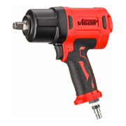 VIGOR Schlagschrauber, V4800N, Lösemoment maximal [Nm]: 1720 Nm, 1/2 Zoll (12,5 mm) Vierkant, Hochleistungs-Doppelhammer-Schlagwerk
