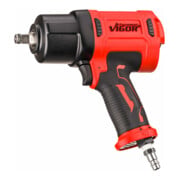 VIGOR Schlagschrauber, V4800N, Lösemoment maximal [Nm]: 1720 Nm, 1/2 Zoll (12,5 mm) Vierkant, Hochleistungs-Doppelhammer-Schlagwerk-5