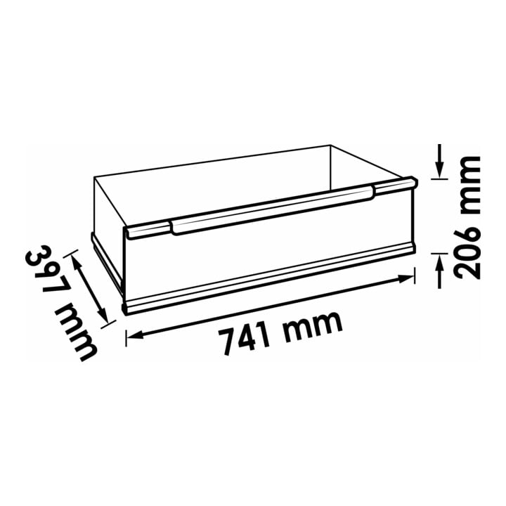VIGOR Schublade, hoch V4814-1