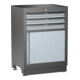 VIGOR Schubladen-Unterschrank 3 Schubladen 676 mm V6000-030-1
