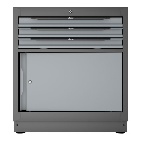 VIGOR Schubladen-Unterschrank 3 Schubladen 676 mm V6000-030