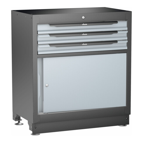 VIGOR Schubladen-Unterschrank 3 Schubladen 861 mm V6000-030XL