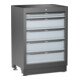 VIGOR Schubladen-Unterschrank 5 Schubladen 676 mm V6000-031-1