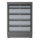 VIGOR Schubladen-Unterschrank 5 Schubladen 676 mm V6000-031-2