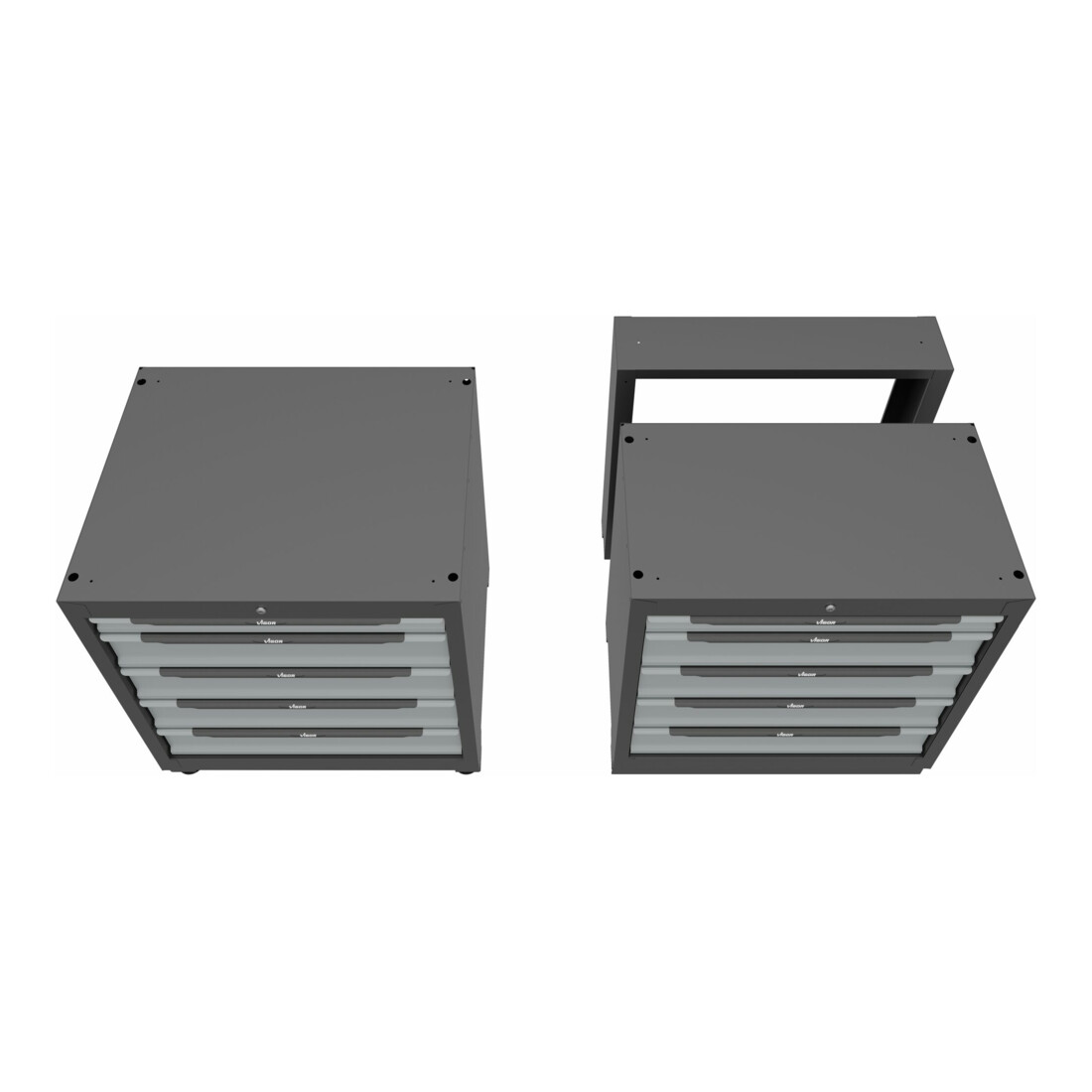 VIGOR Schubladen-Unterschrank 5 Schubladen 861 mm V6000-031XL