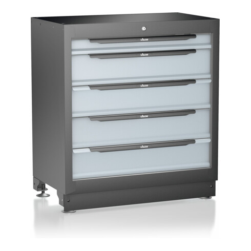 VIGOR Schubladen-Unterschrank 5 Schubladen 861 mm V6000-031XL