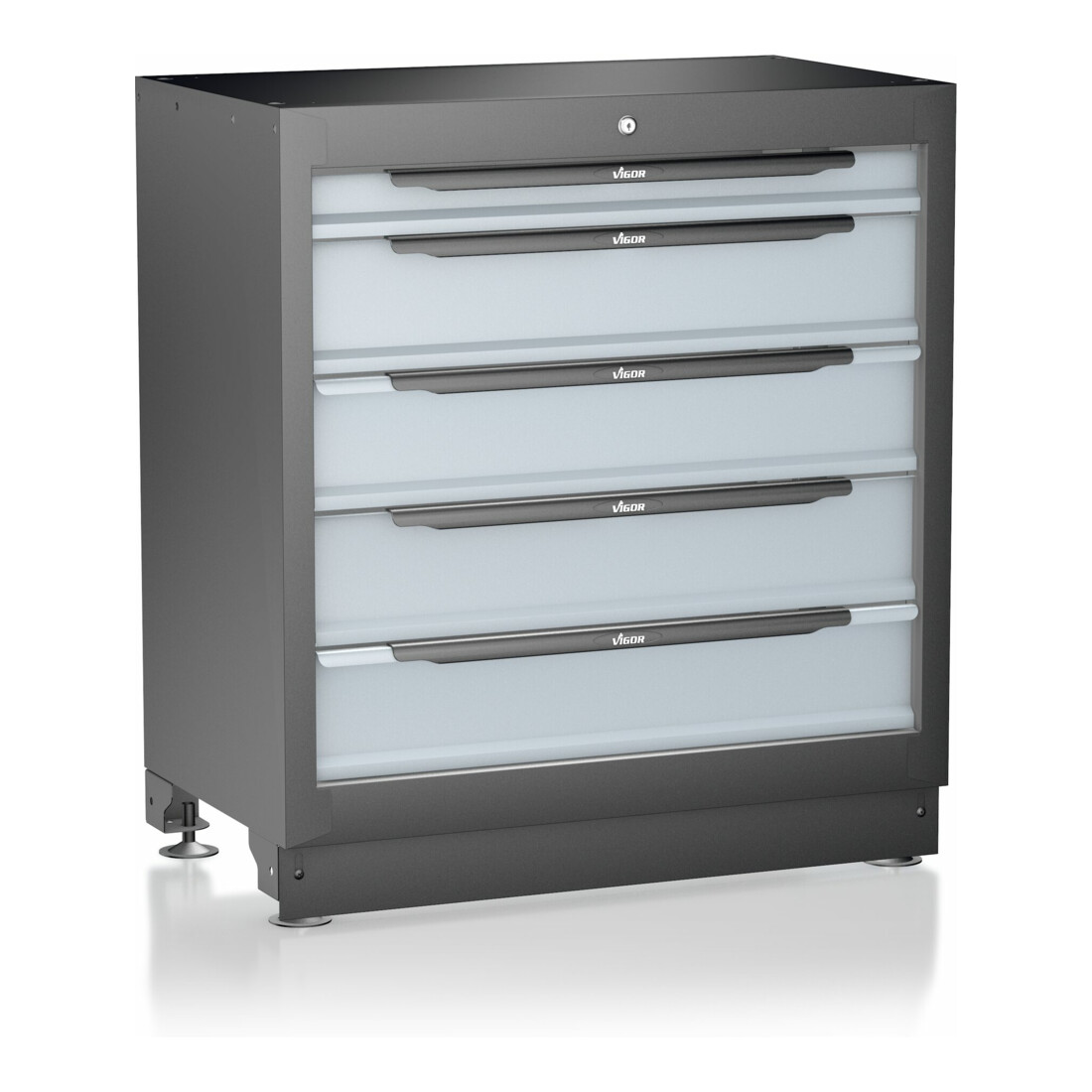 VIGOR Schubladen-Unterschrank 5 Schubladen 861 mm V6000-031XL