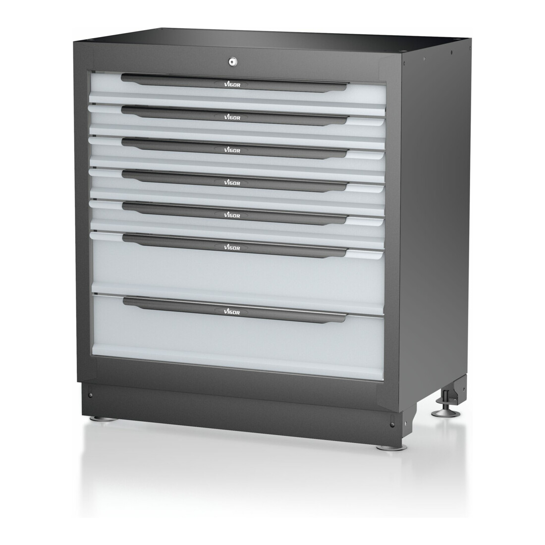 VIGOR Schubladen-Unterschrank 7 Schubladen V6000-01XL