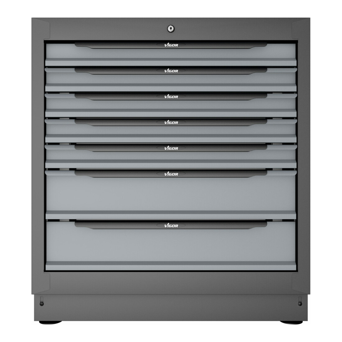 VIGOR Schubladen-Unterschrank 7 Schubladen V6000-01XL