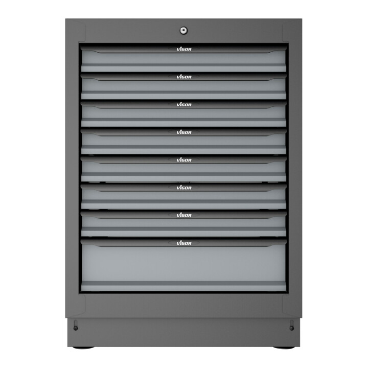 VIGOR Schubladen-Unterschrank 8 Schubladen 676 mm V6000-032