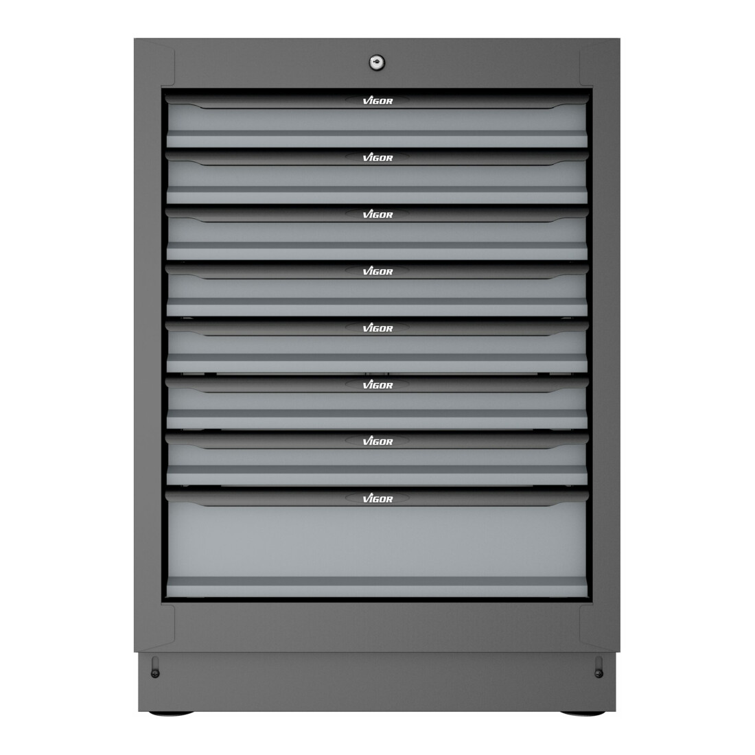 VIGOR Schubladen-Unterschrank 8 Schubladen 676 mm V6000-032