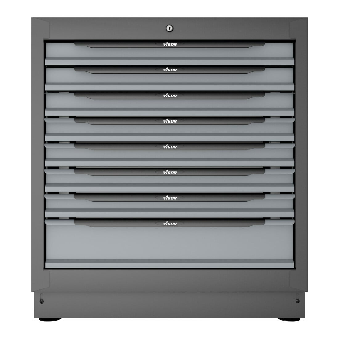 VIGOR Schubladen-Unterschrank 8 Schubladen 861 mm V6000-032XL