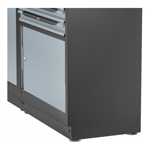 VIGOR Seitenleiste für Unterschränke V6000-010 Gesamtlänge: 500 mm