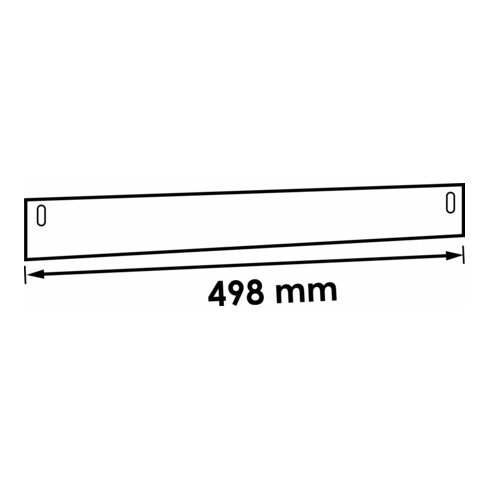 VIGOR Seitenleiste V6000-09 Gesamtlänge: 526 mm