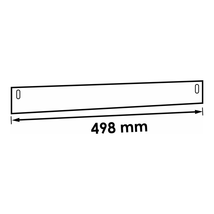 VIGOR Seitenleiste V6000-09 Gesamtlänge: 526 mm