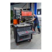 VIGOR Servante d'atelier séries XL plateau de travail en acier inoxydable avec assortiment-4