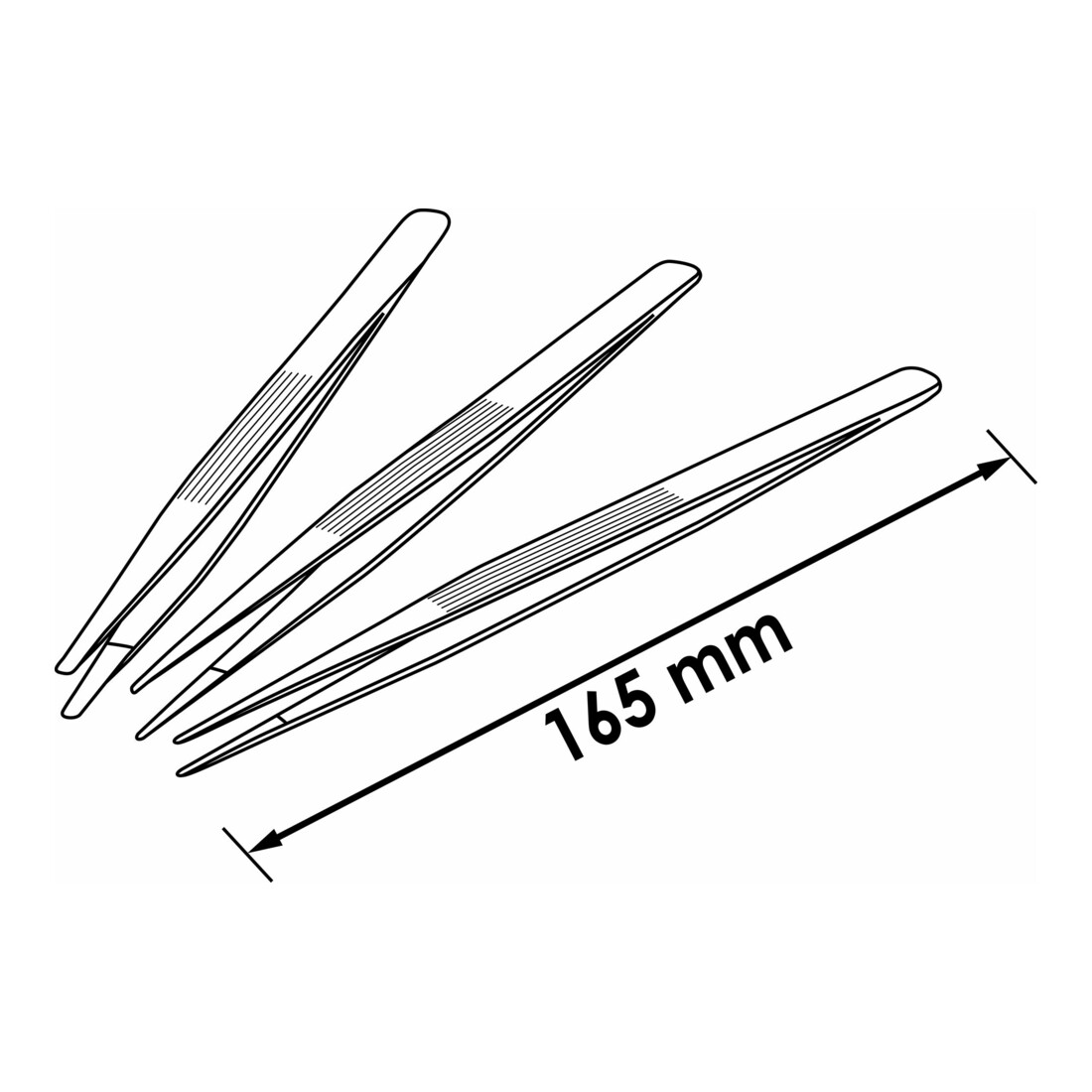 VIGOR Set de 3 pinces V1438