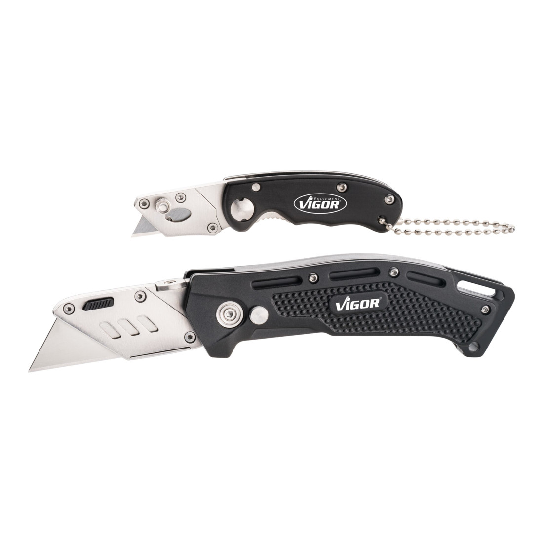 VIGOR Set de couteaux pliants universels V7099/2 2 pièces